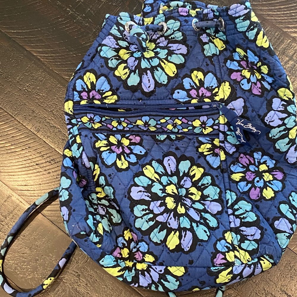 Vera Bradley 10x15 Drawstring Backpack